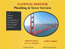 Tablet Screenshot of gatewayrooter.com